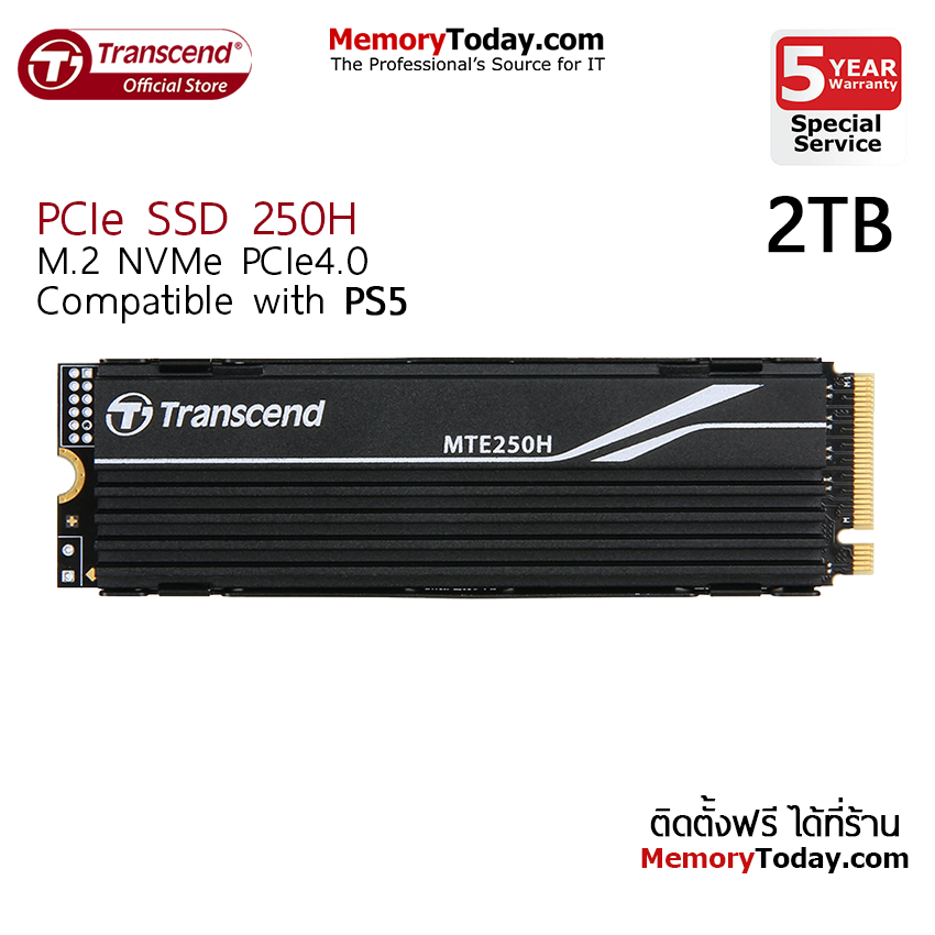 PS5に　2TB SSD 　Transcend TS2TMTE250H Amazon.com: Transcend 2TB 2.5