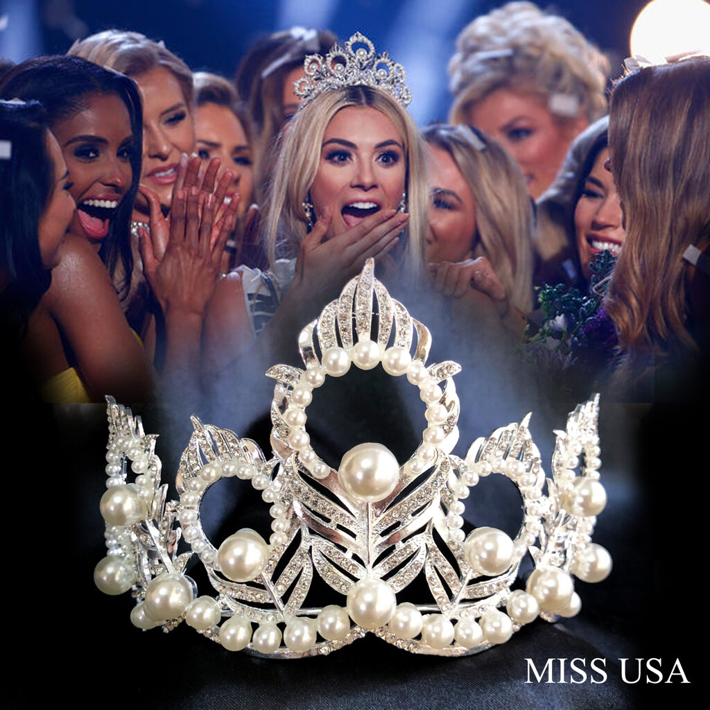 (พร้อมส่ง) เทียร่า 293 [Miss USA] Mikimoto Crown มงกุฎนางงาม มงกุฎเจ้าหญิง งานสวย ปราณีต QCเพชรทุกเม็ด สินค้าพร้อมส่งจากไทย