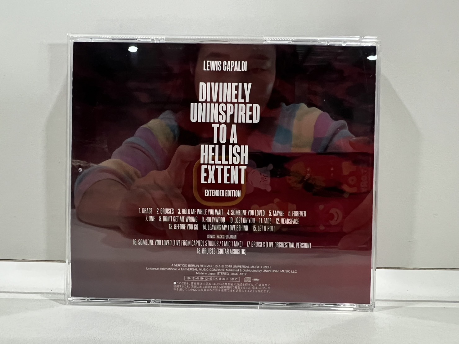 LEWIS CAPALDI-DIVINELY UNINSPIRED TO A HELLISH EXTENT-JAPAN CD BONUS TRACK