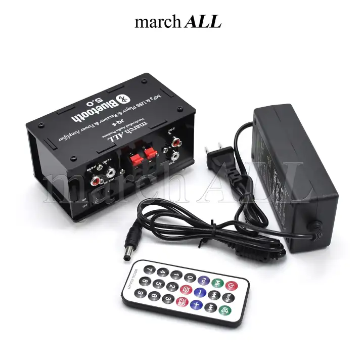 marchall jq 5 แอมป บล ท ธ 5 0 ใหม ล าส ด เคร องขยายเส ยง 18w 18w rms และ ต วร บ ส ญญาณ bluetooth ได เส ยงด ม ร โมท ต อลำโพงฟ งได เลย ทำเป น