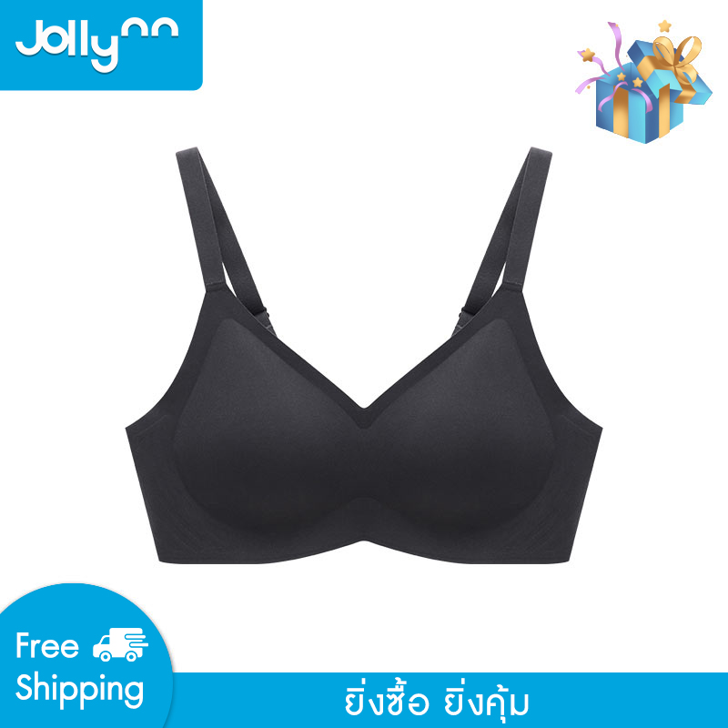 Jollynn【Comfort】Cool plus 01（N-strap ） เต็มถ้วย  เสื้อใน bra  โชว์เนินชัด เทคโนโลยีผ้าระบายอากาศ ใส่สบายยิ่งขึ้น เบาสบายเหมือนไม่ใส่ บราผู้หญิง บรา