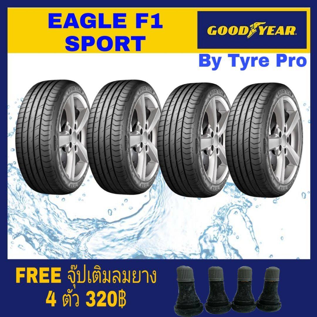Goodyear ยางรถยนต์ขอบ18  215/45R18 รุ่น Eagle F1 Sport (4 เส้น)