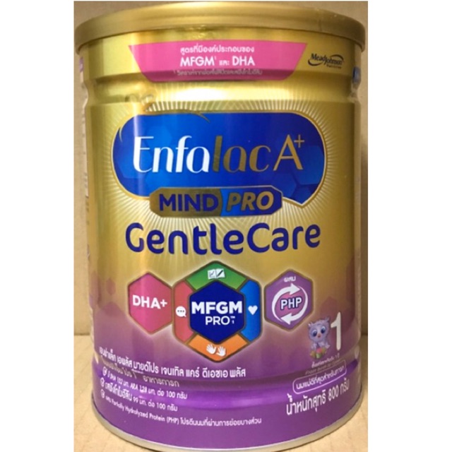 Enfalac A+ Mind Pro Gentle care , 800 g x 1 กระป๋อง ( เอนฟา เจนเทิลแคร์ Gentlecare )