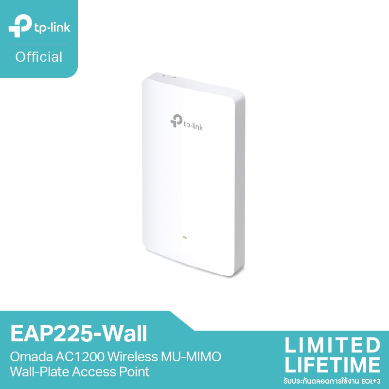 ลดราคา TP-Link EAP225-Wall Access Point สำหรับองค์กร โรงแรม หอพัก (Omada AC1200 Wireless MU-MIMO Wall-Plate Access Point) #ค้นหาเพิ่มเติม ไฟอัจฉริยะ USB Adapter อุปกรณ์รับสัญญาณ หลอดไฟ Smart