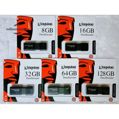 ใช้ได้ 100- แฟลชไดร์ฟ 8GB-16GB-32GB-64GB-128GB-Kingston DataTraveler 100G3 USB- 3.1 Flash Drive (DT100G3）