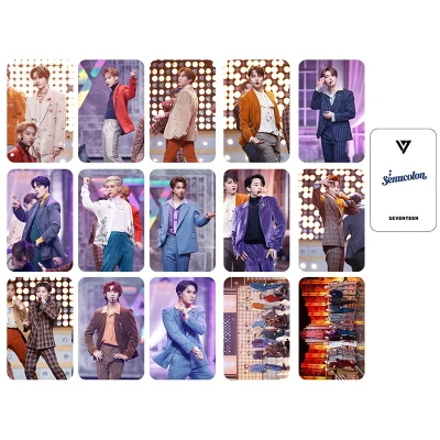 15pcs/set Kpop SEVENTEEN New Album Semicolon Lomo Cards Hd Print High Quality Photo Album Poster Cards Photocard New Arrivals