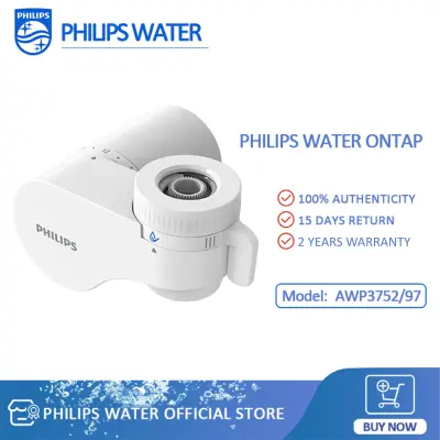 Philips water purifier on tap AWP3752/97 genuine water purifier with a premium faucet, 4 layers, Crisp and Pure tasting water straight from the tap [ Warranty 2 Years]