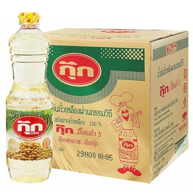 น้ำมัน กุ๊ก ขวด 1 ลิตร 12 ขวด/ลัง **ขายยกลัง** Cooking oil  น้ำมันถั่วเหลือง น้ำมันพืช น้ำมันกุ๊ก Bangkaecommodity