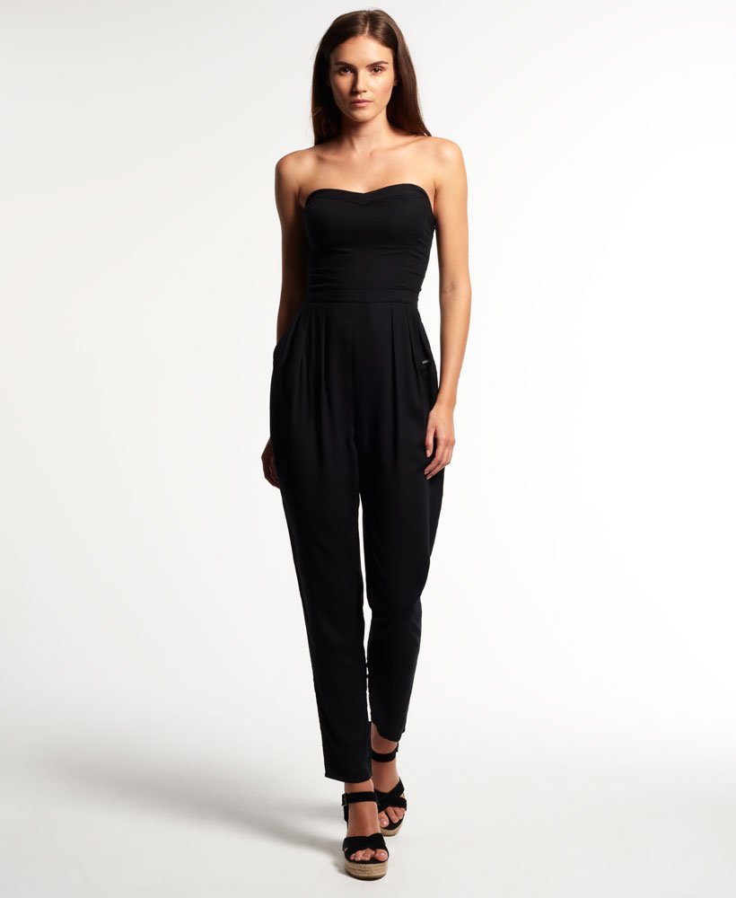 strapless jump suit