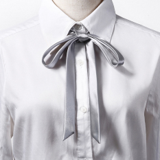 DISFUNNY Đồng phục Tao nhã Sinh viên Phụ kiện áo sơ mi Ruy-băng Đồ cũ Trường học Bow Tie Cravat Satin Bowtie Ribbons Knot