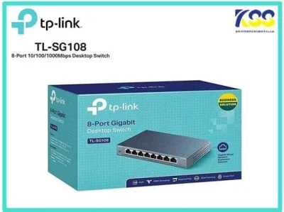 TP-LINKL TL-SG108 8-Port DESKTOP GIGABIT SWITCH