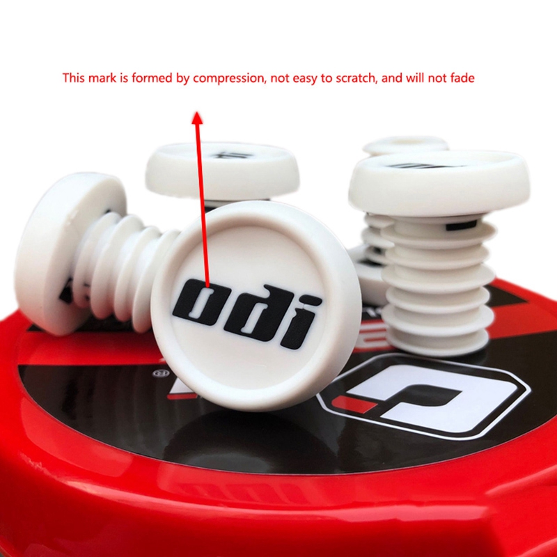 ODI 2Pcs Bicycle Handle Bar End Plugs Lightweight Handlebar Caps Fit MTB BMX DH FR Balance Bike