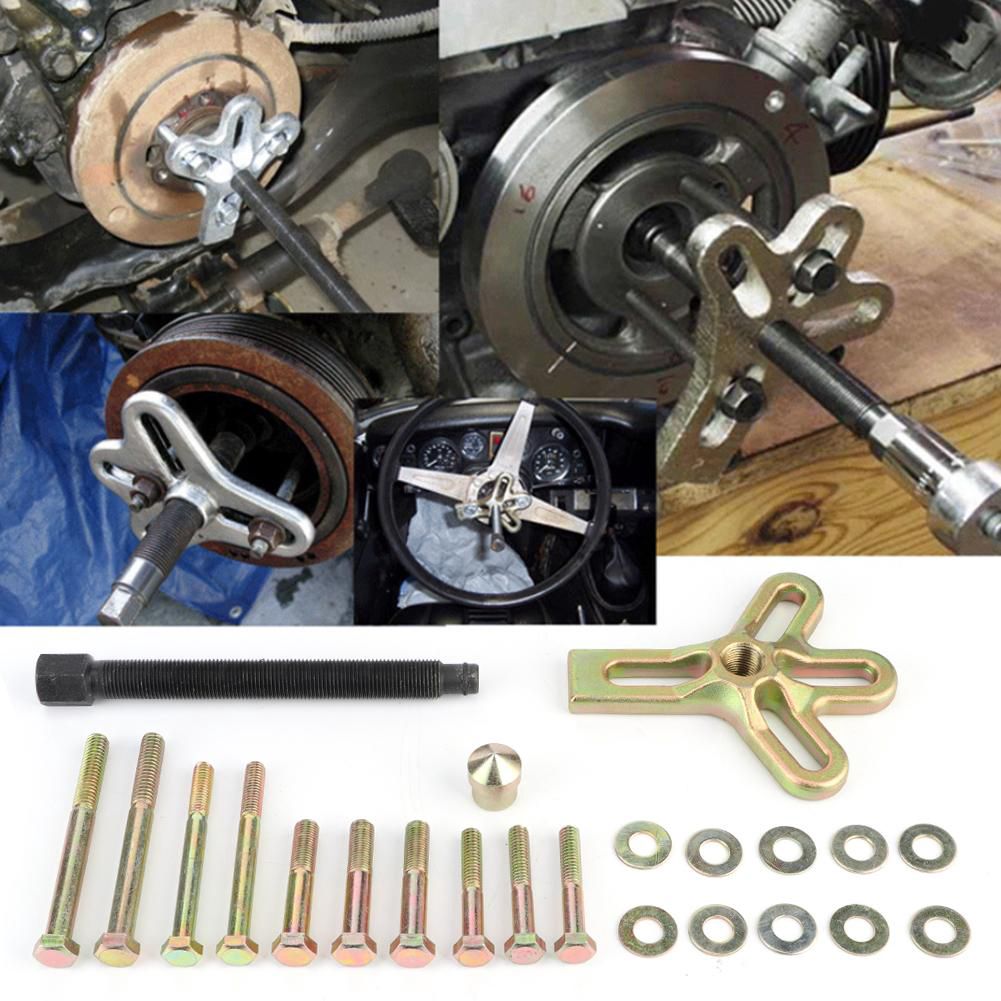 【Supper Fly Drones】【COD】13pcs Car Repairing Puller Kit Remover Tool for Steering Wheel Crankshaft Pulley Maintenance