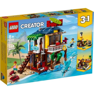 LEGO Creator 3 in 1 Surfer Beach House Set-31118