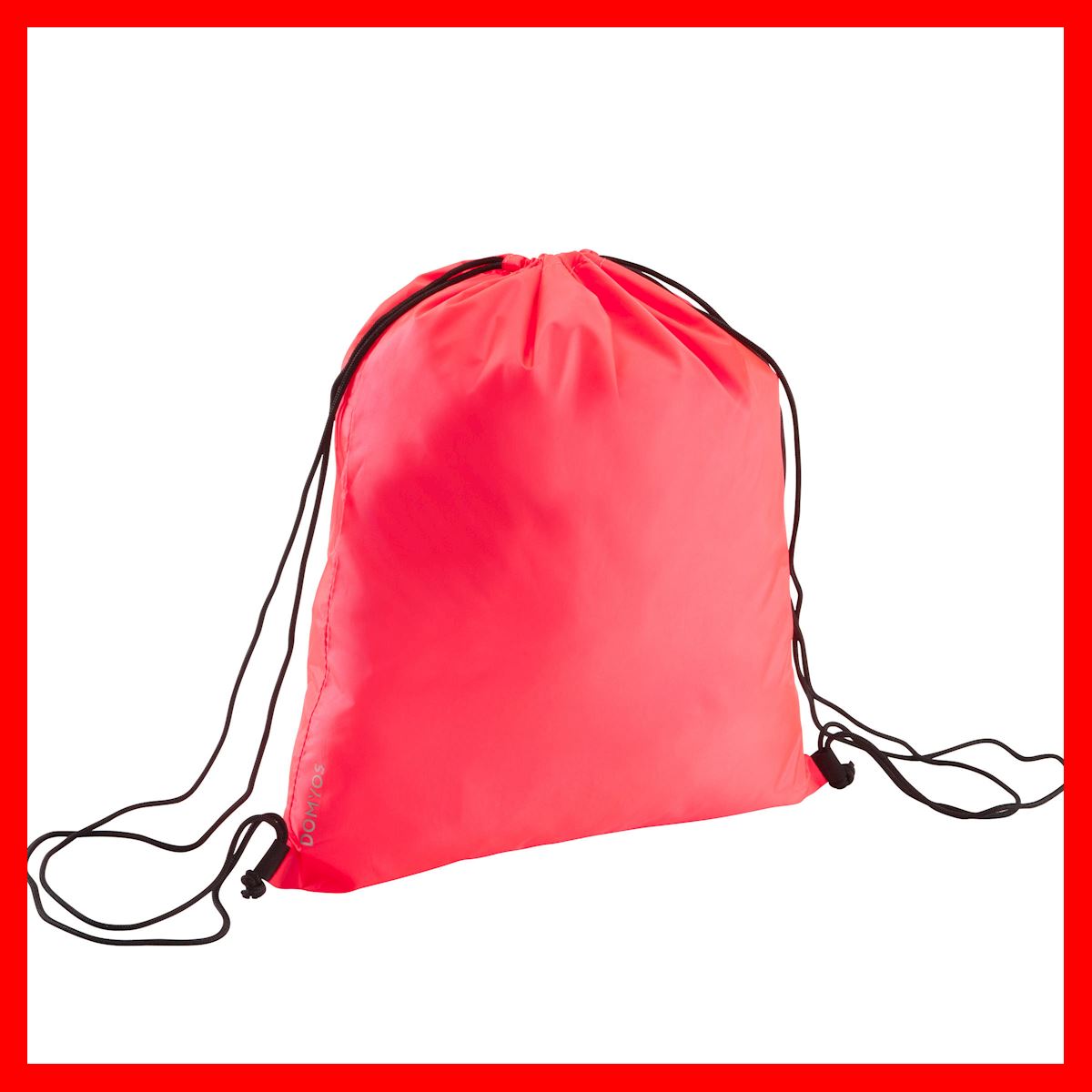 Fold-Down Fitness Shoe Bag - Coral Pink