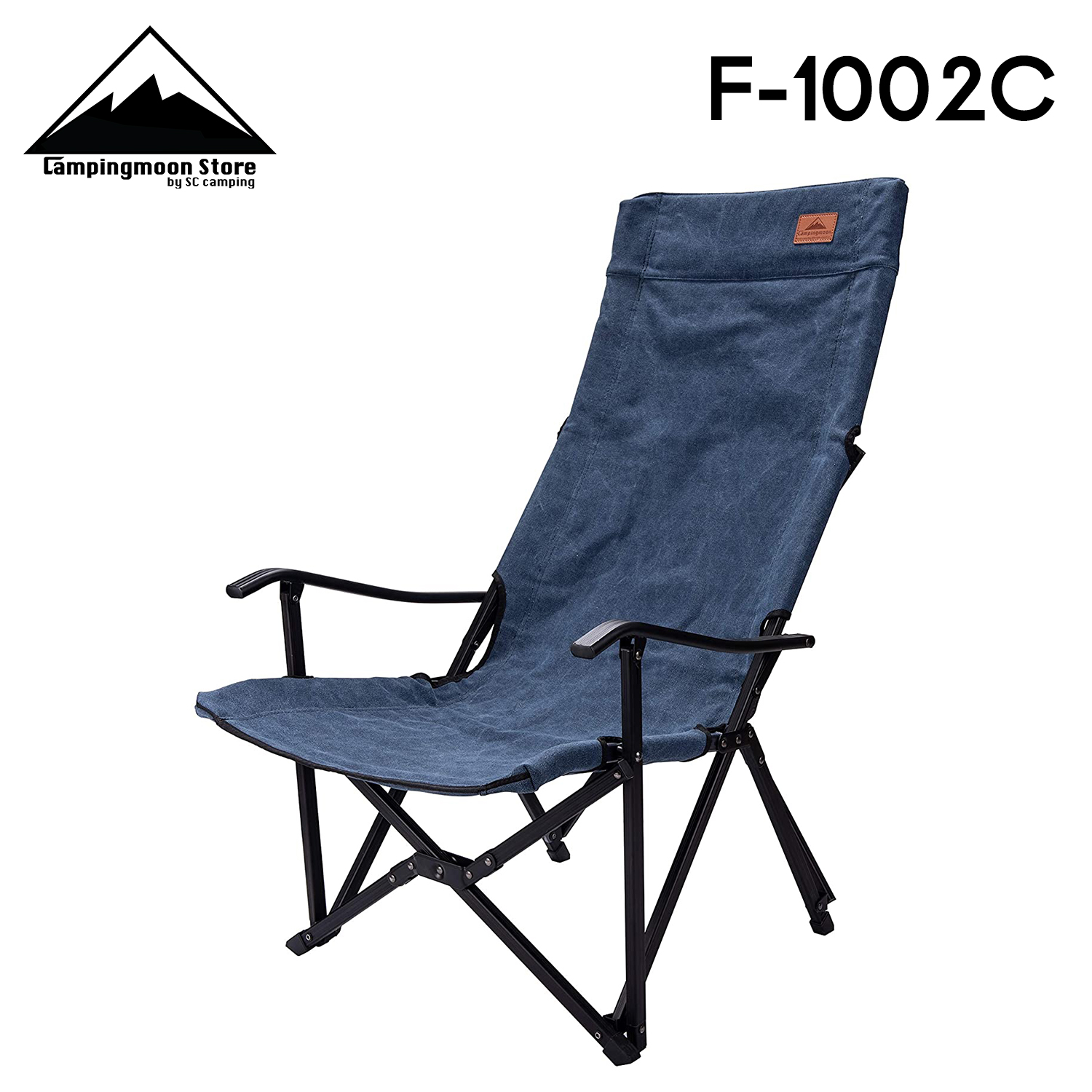 🔥⚡️เก้าอี้  Campingmoon [Sling Chair] พับได้ ผ้า Canvas  พร้อมกระเป๋าจัดเก็บ มี 3 สีให้เลือก F-1002C⚡️🔥