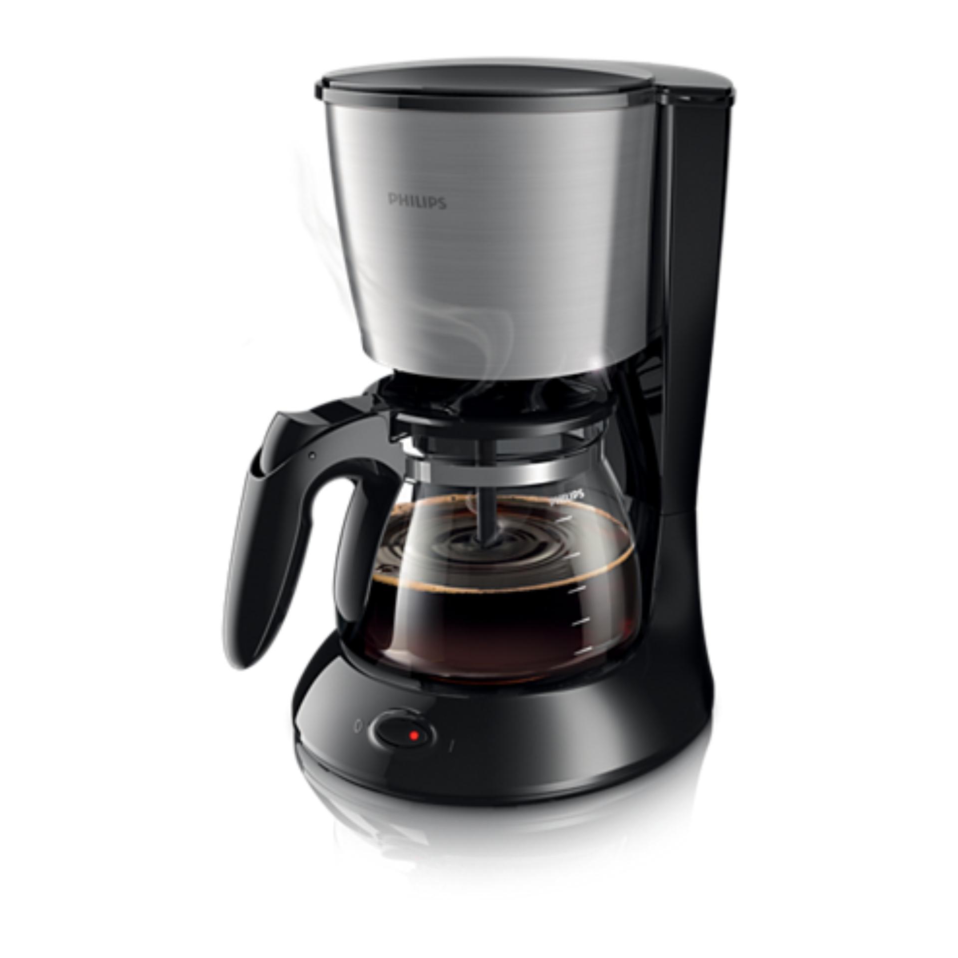 PHILIPS DailyCollection เครื่องต้มกาแฟ เหยือกแก้ว ระบบอโรมาทวิสเตอร์ (1000
วัตต์, 1.2 ลิตร) รุ่น HD7457 สีดำ-เมทัล