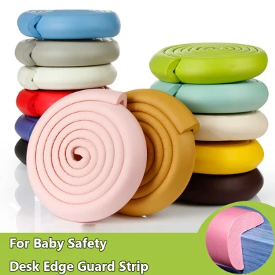 ad8t2 16 Colors Collision Cushion Home Foam Bumper Baby Safety Desk Corner Protector Guard Strip Table Edge