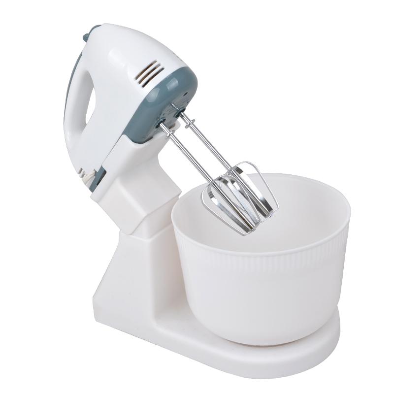 White Food Mixer 7 Speeds 180W เครื่องปั่นผสมแป้งไฟฟ้า เครื่องผสมอาหาร เครื่องตีแป้ง เครื่องตีไข่ เครื่องตีวิปครีม(สีขาว)