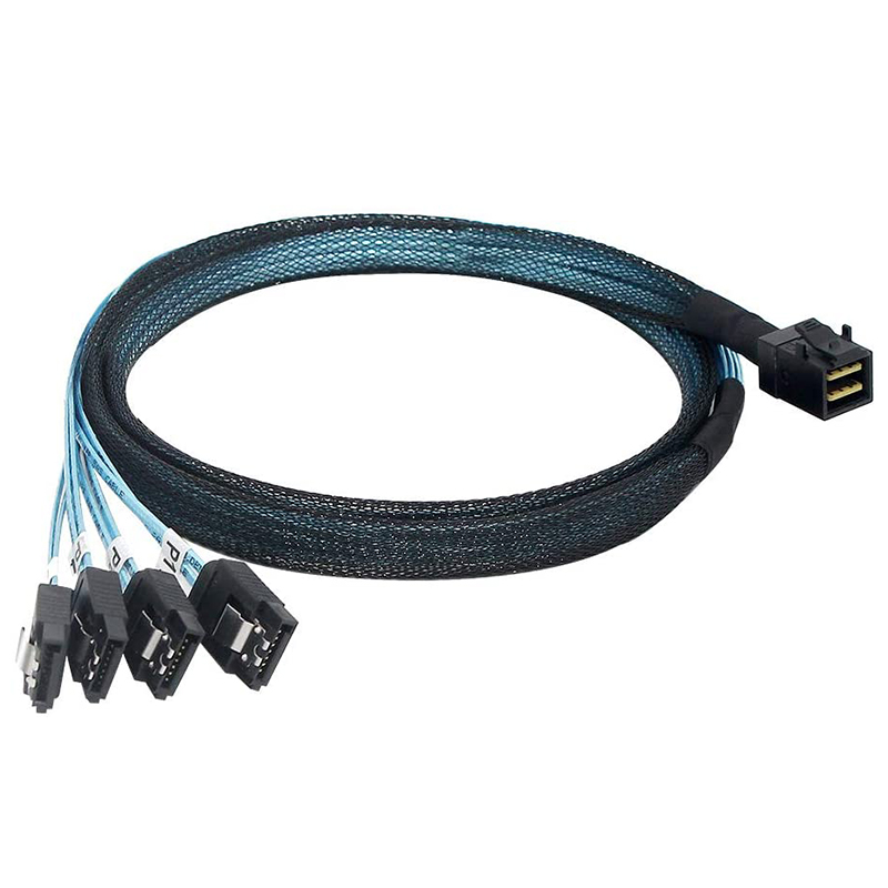 Internal Mini SAS to SATA Cable, SFF8643 for Raid Controller Hard
