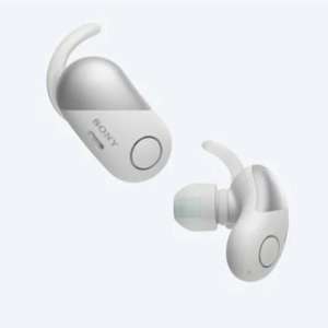 Sony หูฟัง  WF-SP700N (White) กันน้ำ/Extra Bass/Noice Cancelling (ประกันศูนย์ Sony 1 ปี)