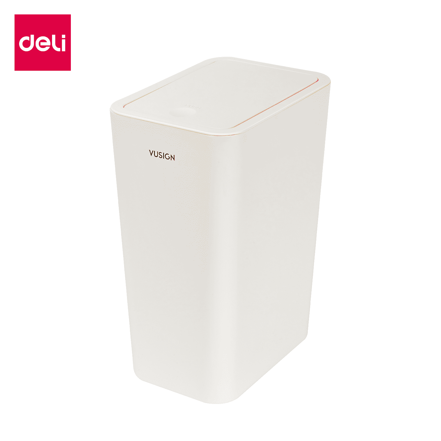 Deli ถังขยะมีฝาปิด ถังขยะมินิมอล ถังขยะแบบฝากด ถังขยะเก็บกลิ่น ถังขยะ 8 ลิตร 10 ลิตร สำหรับใช้ภายในบ้าน แข็งแรง จุได้เยอะ trash Cans ราคา 208 บาท*ส่งฟรี