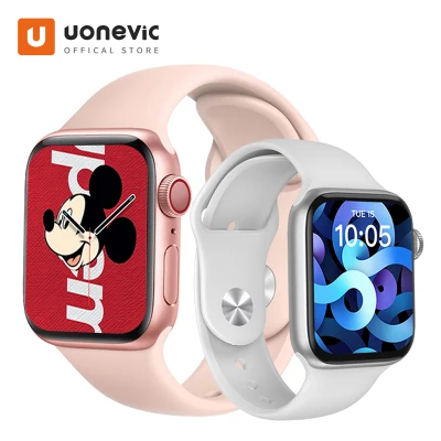 [Uonevic ใหม่ ดูสมาร์ท SERIES 6 PRO Smartwatch 44 มม. สมาร์ทวอทช์สำหรับผู้ชายผู้หญิงบลูทู ธ รองรับ IOS / Android PK แอปเปิ้ลดูซีรีส์ 5 สำหรับ IOS Android IWO 12 IWO 8 Series 7,Uonevic New Smart Watch SERIES 6 PRO Smartwatch 44mm Smart Watch For Men Women Bluetooth Support IOS/Android PK Apple Watch Series 5 For IOS Android IWO 12 IWO 8,]