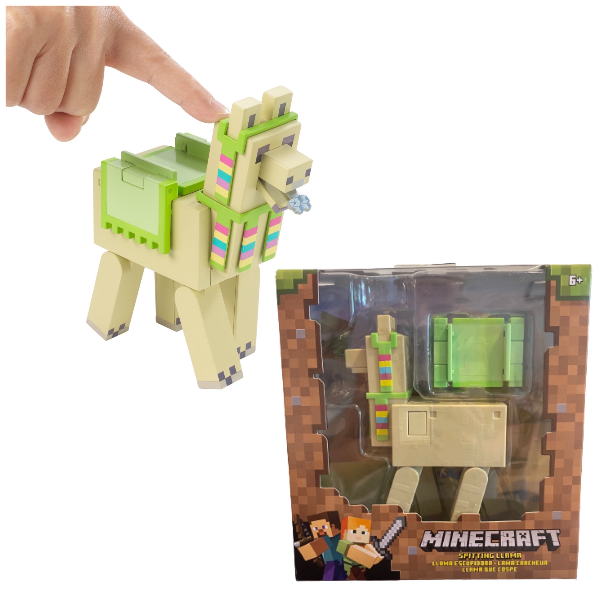 Minecraft spitting hot sale llama toy