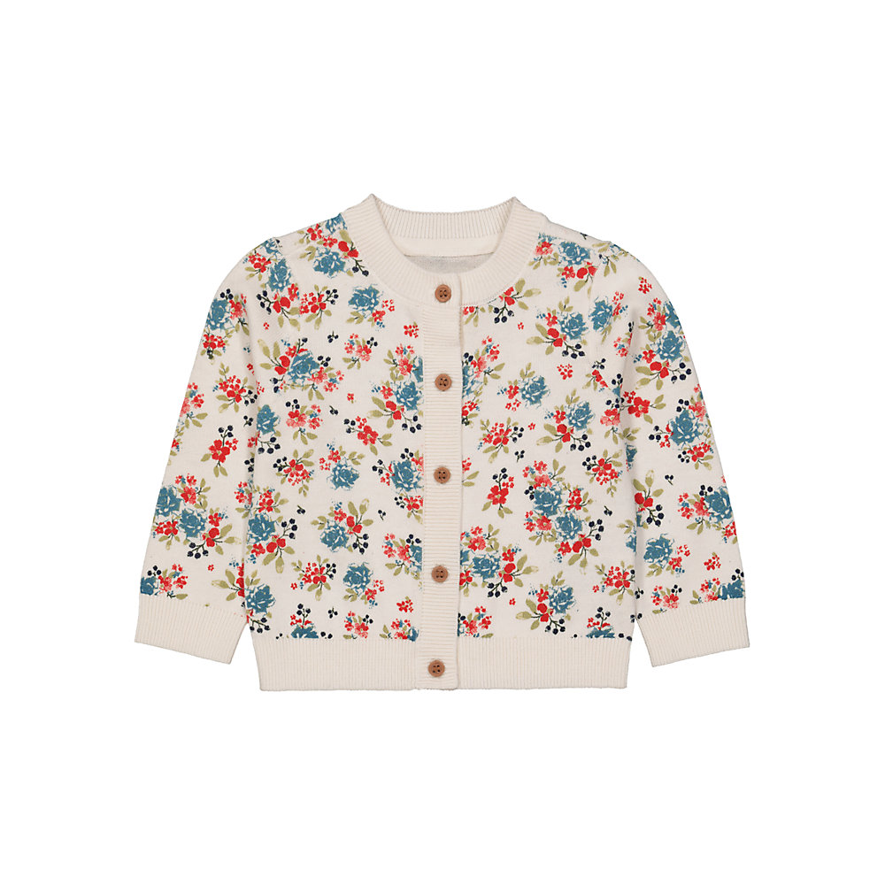 เสื้อกันหนาวเด็กผู้หญิง Mothercare floral knitted cardigan WC055