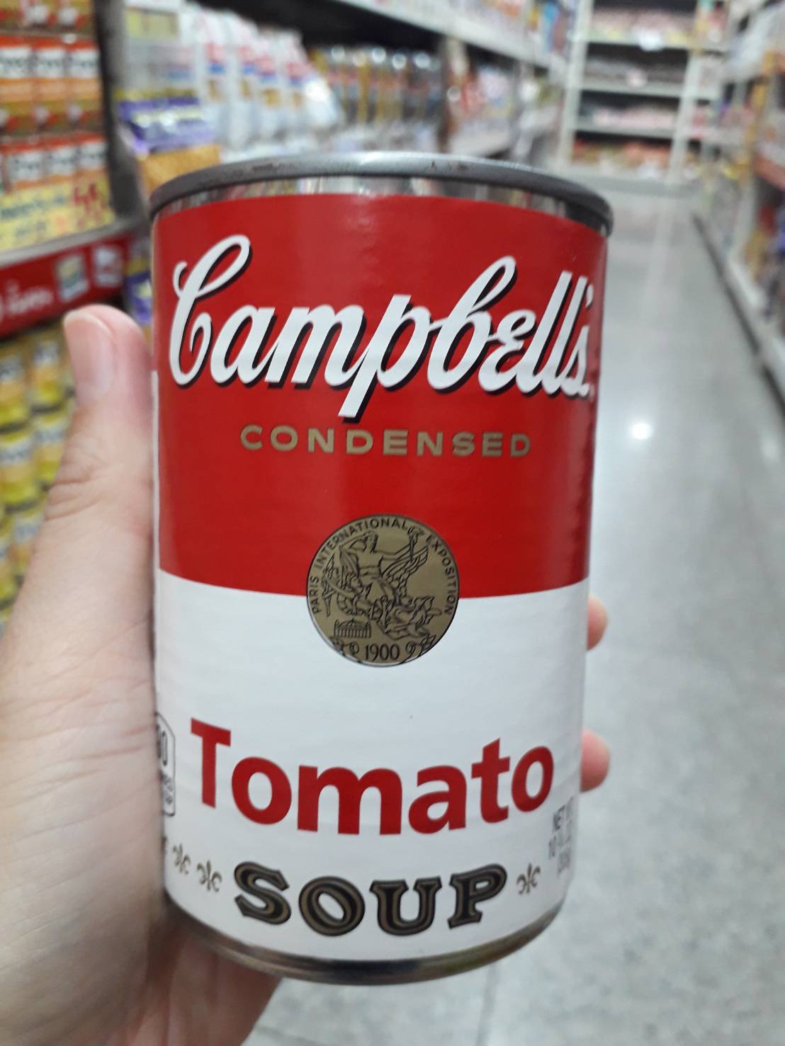 campbell's condensed soup tomato soup แคมเบลล์ ซุปมะเขือเทศชนิดเข้มข้น กึ่งสำเร็จรูป 305g