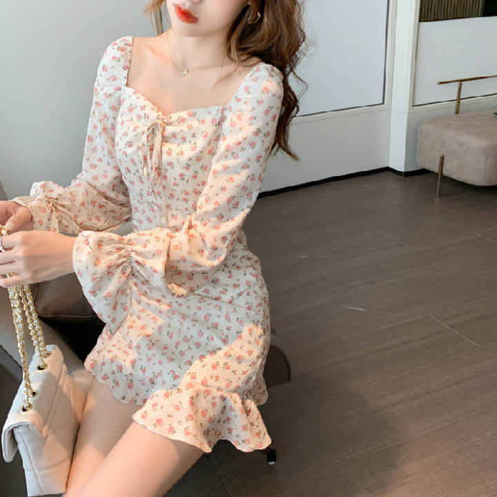 Natlux เดรสแขนยาวผู้หญิง เดรส ชุดเดรสผู้หญิง เดรสลายดอกไม้ dress women 2021 122804 – OEM – 3188225107_TH-11906897030 >>> 🇹🇭 Top1Thailand 🛒 >>> lazada.co.th 🇹🇭 🇹🇭 🇹🇭🛒🛍🛒