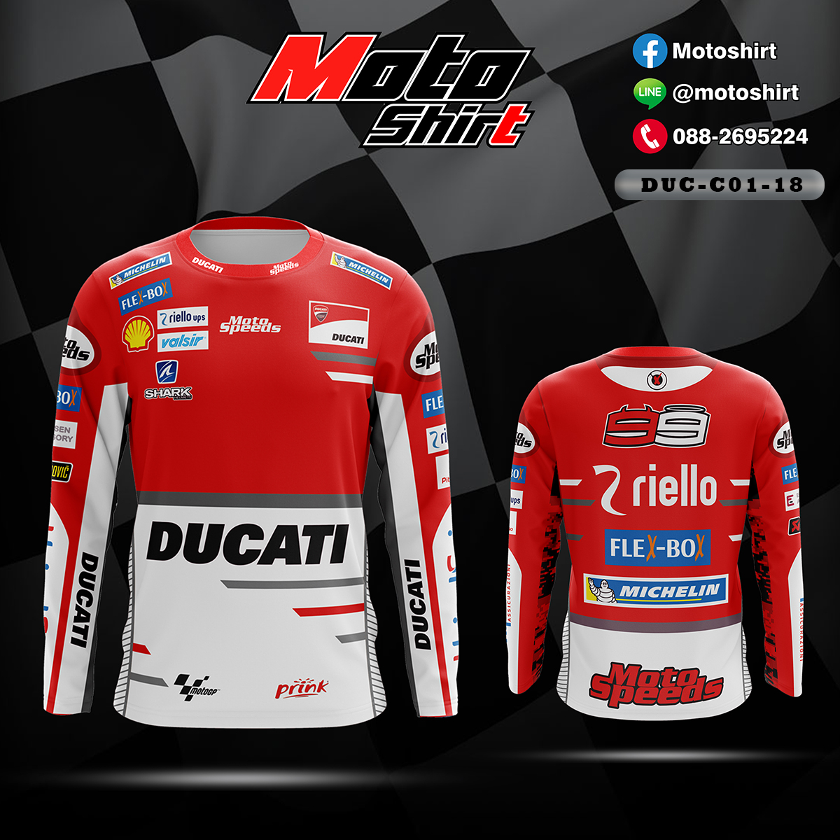 MOTOSHIRT DUCATI DUC-C01-18