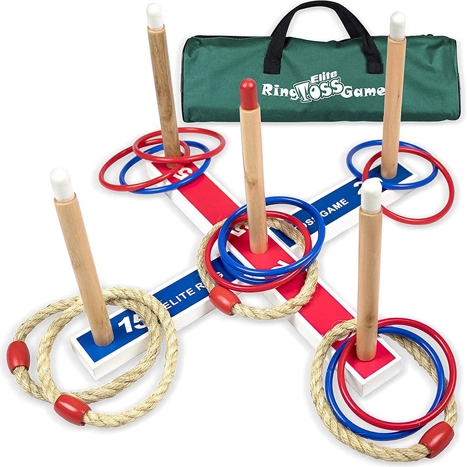 Indoor Holiday Fun or Outdoor Yard Game for Adults & Family - Easy to Set Up with Compact Carry - Backyard Toys & Easter Gifts