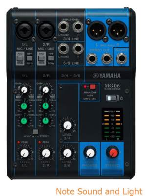 ดูภาพ MG06 Yamaha Mixer No Effect ขนาด 6 ช่อง ( มิกเซอร์ ไม่มีเอฟเฟค สำหรับงาน ผสมสัญญาณเสียง แต่งเสียง ) เพิ่มเติม MG06 Yamaha Mixer No Effect ขนาด 6 ช่อง ( มิกเซอร์ ไม่มีเอฟเฟค สำหรับงาน ผสมสัญญาณเสียง แต่งเสียง )