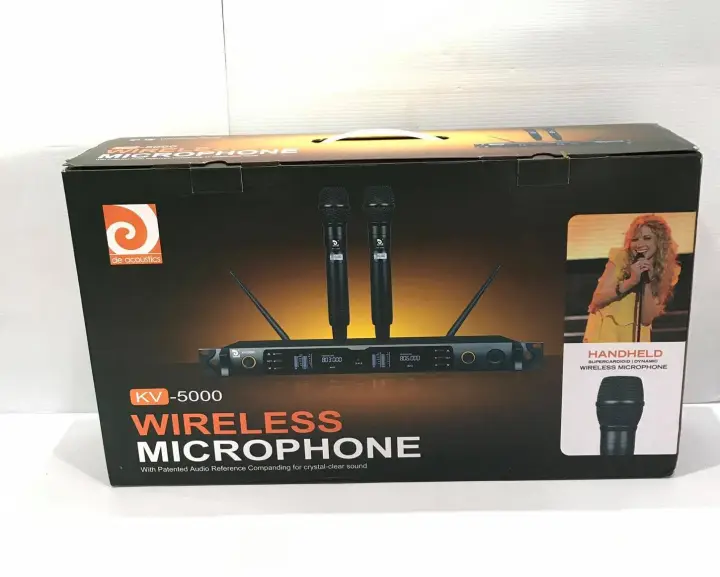 ไมค ลอย De Acoustics Kv 5000 Wireless ส นค าร บประก น 1ป Lazada Co Th