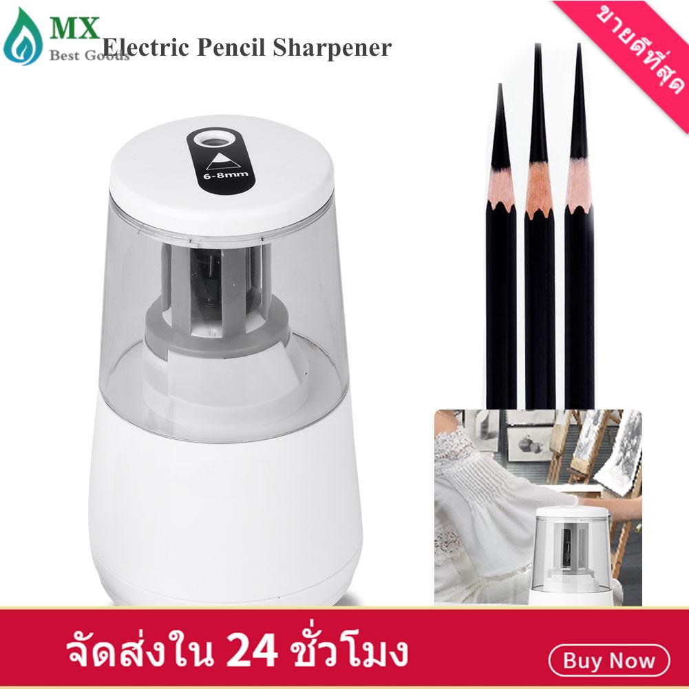 minxin Automatic Electric Pencil Sharpener Plug in / Battery Operated School Office Stationery