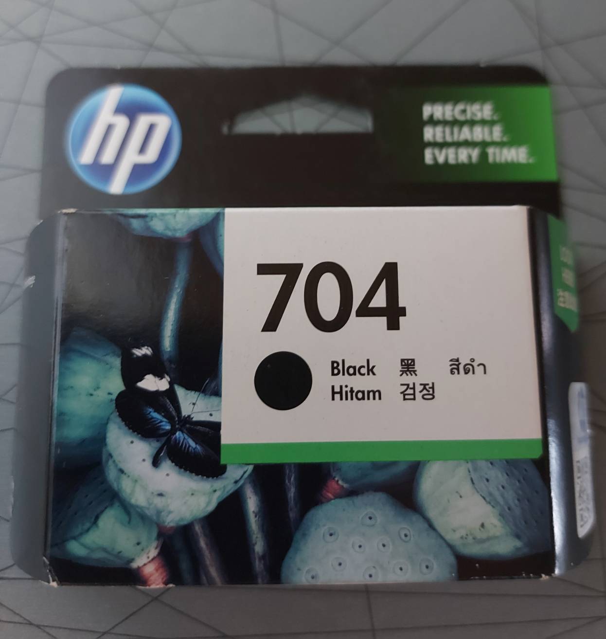 HP 704 Ink Cartridge CN692AA BLACK โล๊ะสต๊อก กล่องไม่สวย ของแท้100 ...