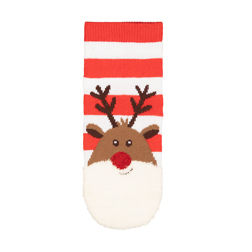ถุงเท้าเด็กผู้ชาย mothercare reindeer socks TE886