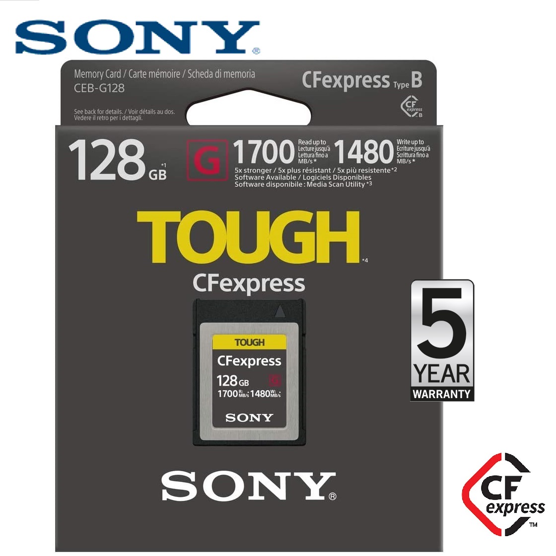 Sony 128GB CF Express TOUGH Type B