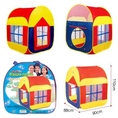 Outdoor / Indoor Play Tent Playhouse for Children, Easy Set Up, Foldable, Large – 110x90x88cm เต็นท์เล่นกลางแจ้ง / ในร่มสำหรับเด็กติดตั้งง่ายพับเก็บได้ขนาดใหญ่ - 110x90x88cm