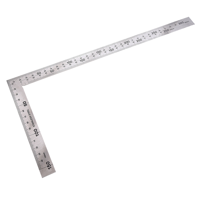 Stainless Steel X Mm Degree Angle Metric Try Mitre Square Ruler Lazada Co Th