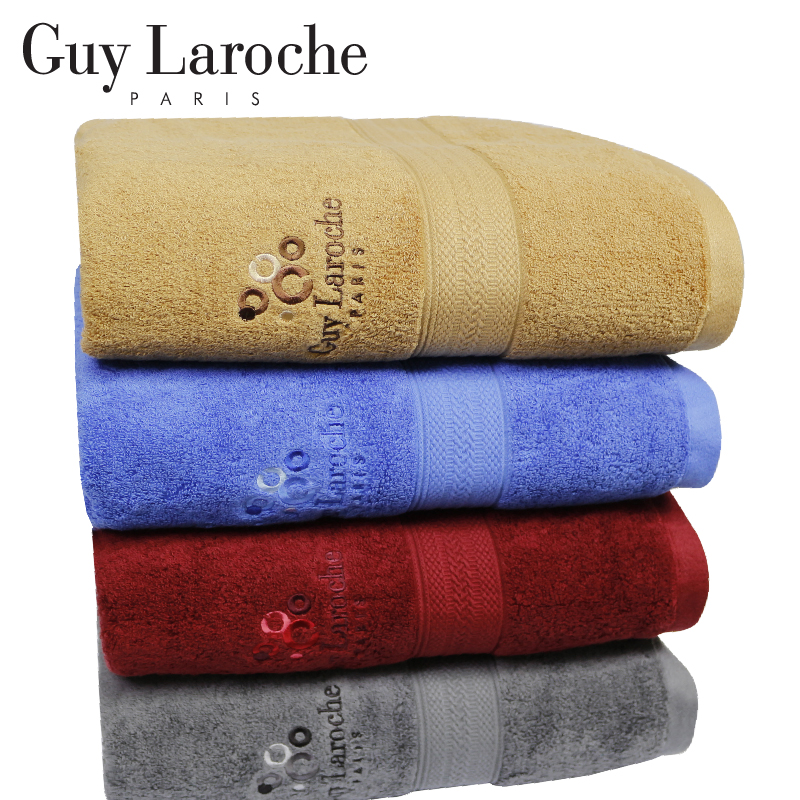 GUY LAROCHE Towel ผ้าขนหนู ขนาด ผ้าเช็ดตัว 70x135 cm. รุ่น Chain Nutorque Softech [ TGC19570 ]