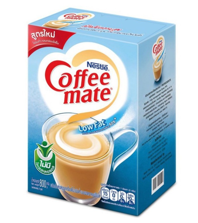Nestle Coffee Mate LOW FAT Coffee Creamer เนสท์เล่ คอฟฟี่เมต ครีมเทียม ไขมันต่ำ 800g.