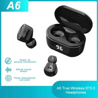 Bv A6 True Wireless Bt5 . 0 หูฟังเกมมิ่ง Ipx5 กันน้ํา
