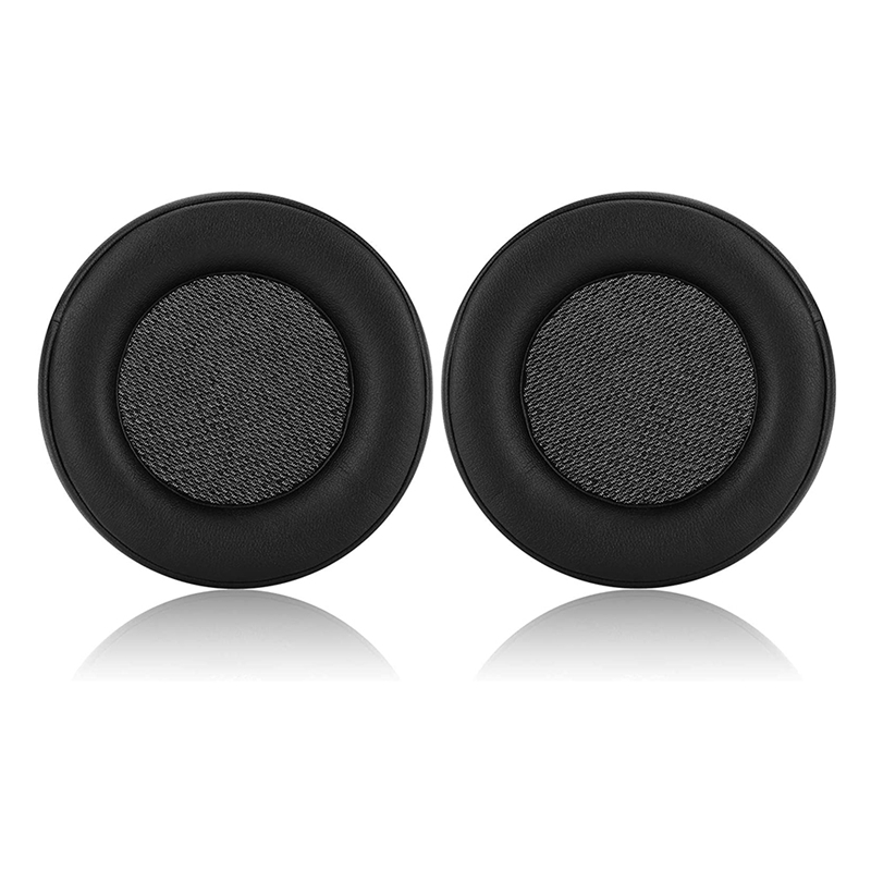 Replacement Ear Pads Cushion Cover with Protein Leather for Corsair Virtuoso RGB Wireless SE Gaming Headset ONLY Black
