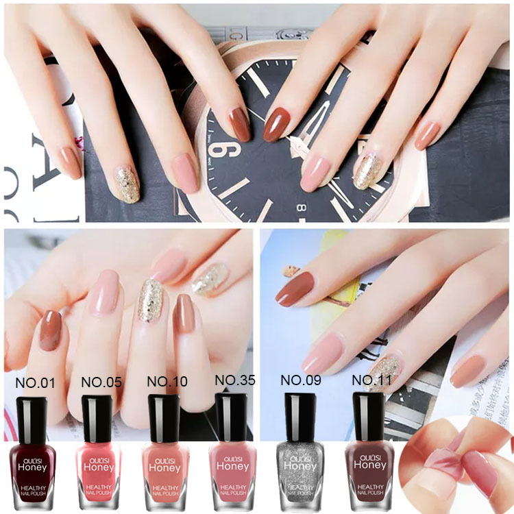 Nail polish ยาทาเล็บ ยาทาเล็บเจล เจลทาเล็บ เจลครึ่งยาทาเล็บ สียาทาเล็บเจล ติดทนนาน  ฉีกขาดได้ สว่าง ยั่งยืน ยาทาเล็บสี ไม่ต้องอบ สีสว่าง แห้งเร็ว ปลอดภัย ไม่มีกลิ่น คนท้องใช้ได้เลย