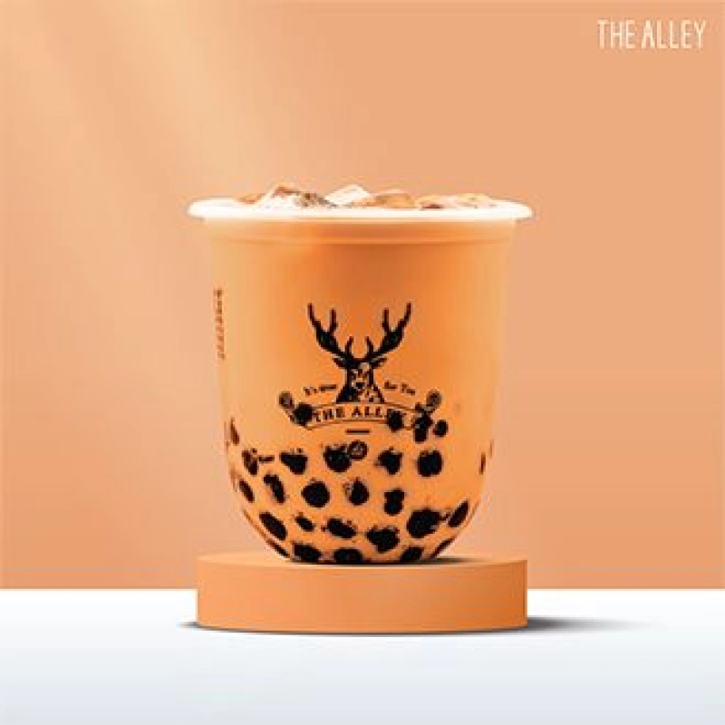 ภาพหน้าปกสินค้าE-vo The Alley Thai Milk Tea + Deerioca (S)