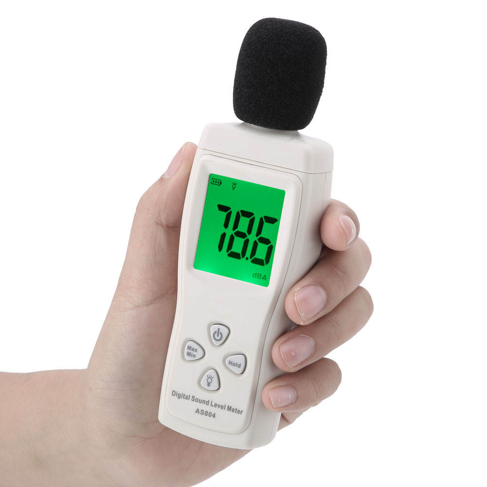 เครื่องวัดระดับเสียง SMART SENSOR AS804 Digital sound level meter test ...