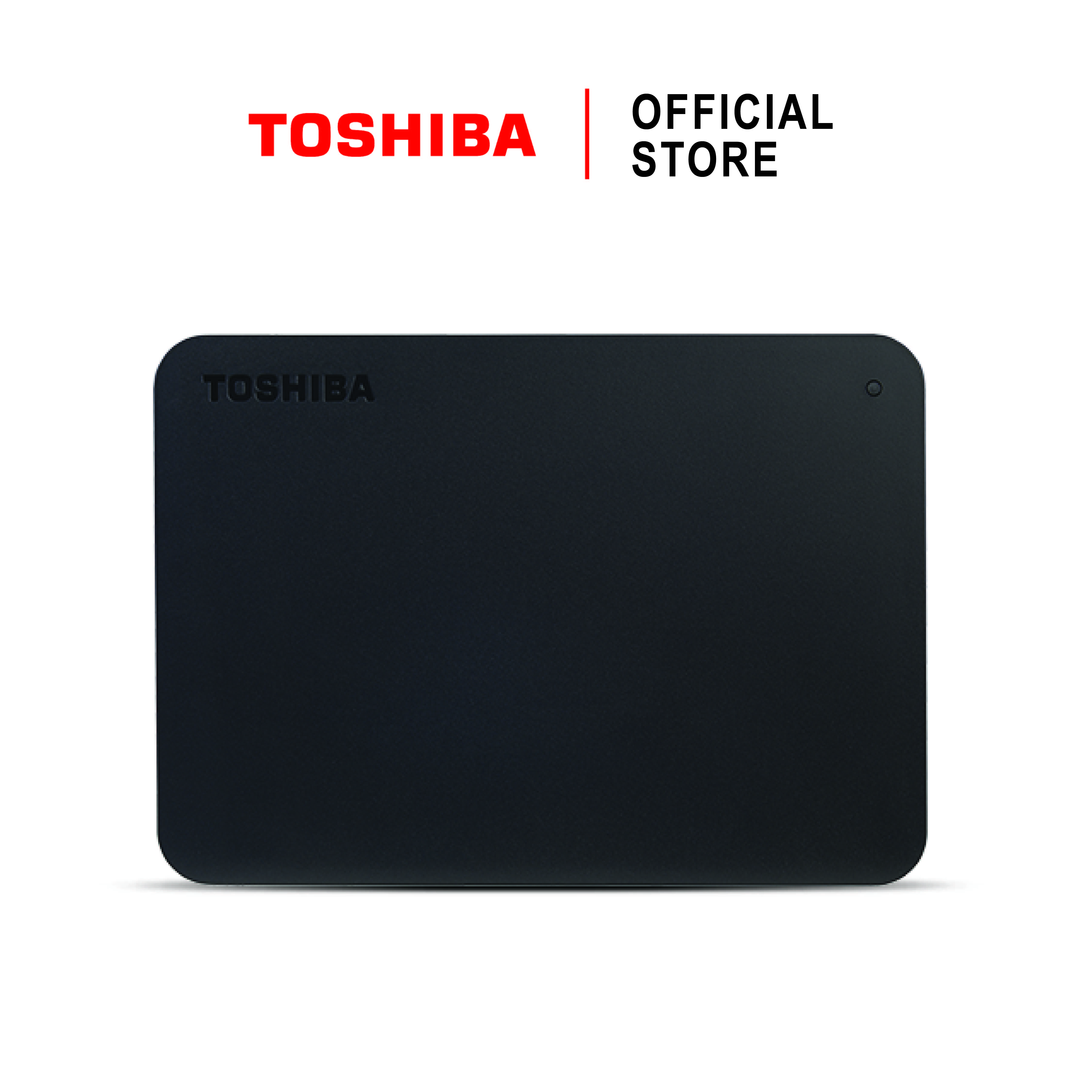 Toshiba External Harddrive (2TB) รุ่น Canvio Basics A3 External HDD Black 2TB USB3.2
