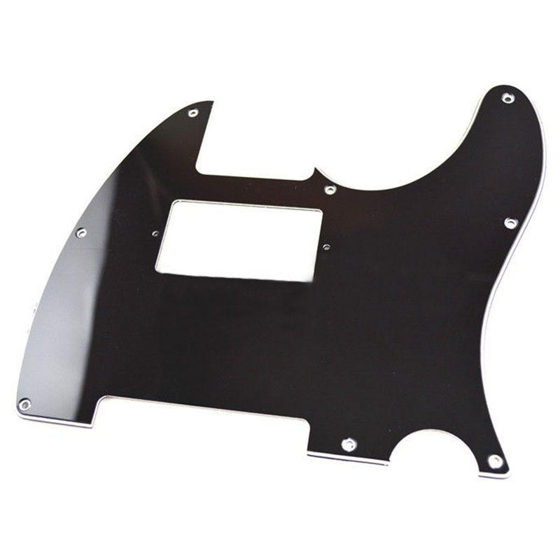 Black 3 PLY Electric Guitar Humbucker Pickup Cut Pickguard - Puket Stores